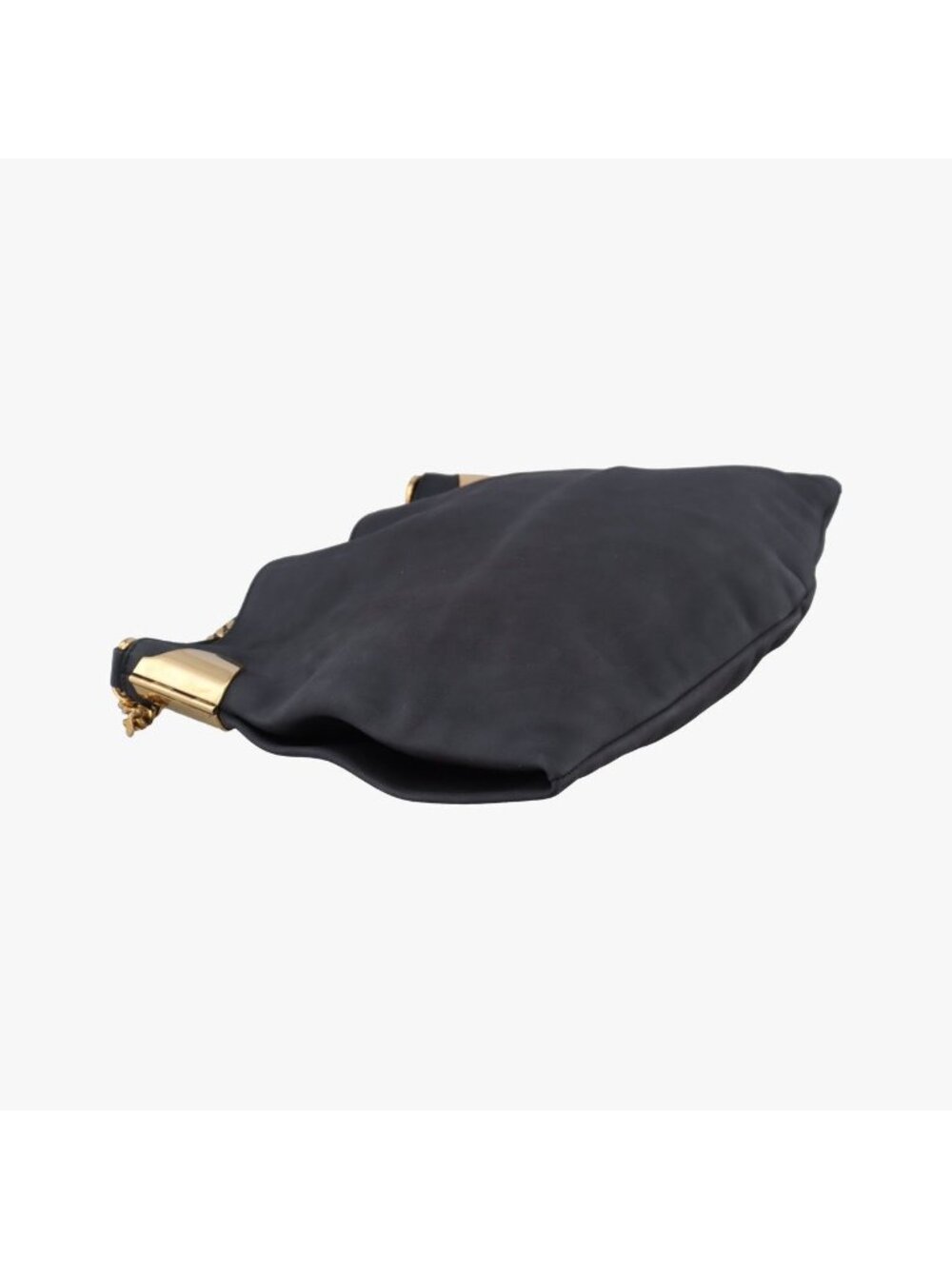 ★SOLD★ Gucci Large Black Leather Messenger Bag - Picture 5 of 15